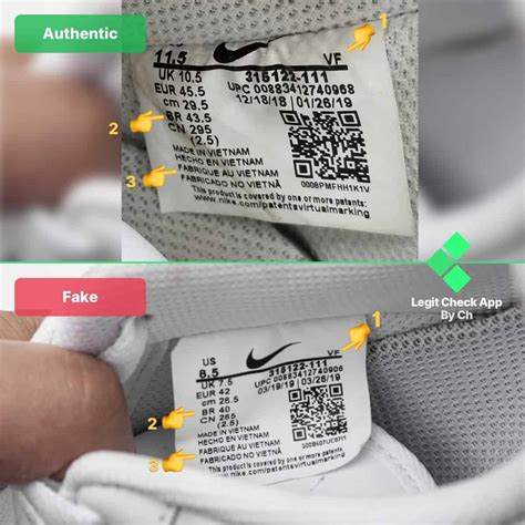 how to tell if nike air are fake|check nike serial number.